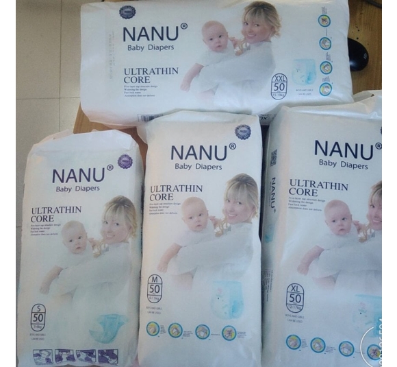 Bỉm Nanu Nội Địa Nhật Quần Size XXL50 miếng 
