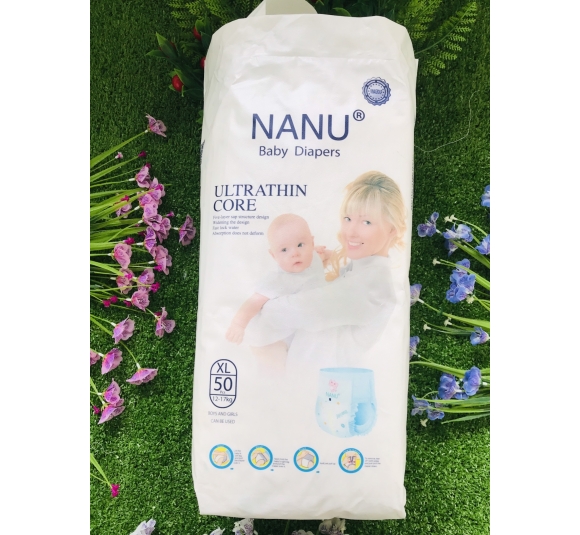 Bỉm Nanu Nội Địa Nhật Quần Size XL 50 miếng 