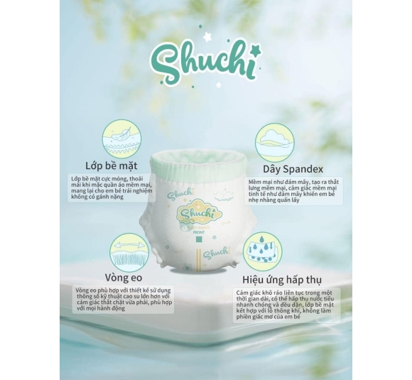 Bĩm Tả Shuchi Size 3XL ( >18kg)
