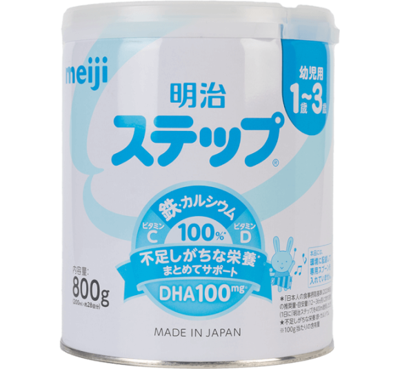 Sữa Meiji nội địa Nhật Step Milk, 1 - 3 tuổi, 800G (Giao bao bì ngẫu nhiên)