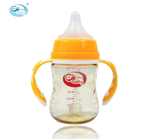 Bình sữa PPSU GB-Baby tay cầm 180ml - cổ rộng