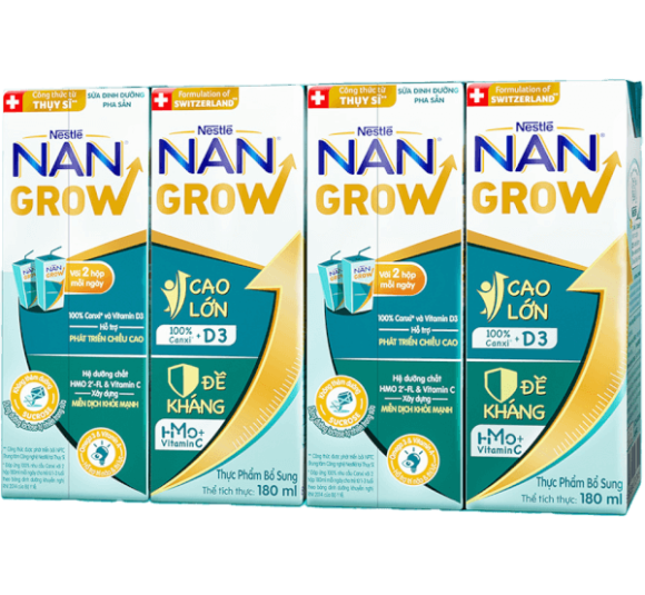 Thực phẩm bổ sung Nestlé NANGROW 6 (4x180ml)