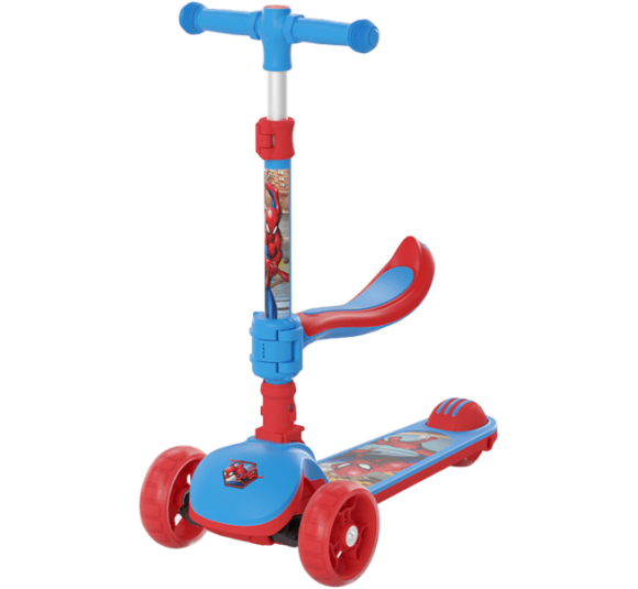Xe trượt scooter 2in1 có ghế ngồi Spiderman MCZ21002-S1 (Mesuca)