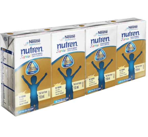 Thực phẩm dinh dưỡng y học Nutren Junior 110ml (1 -10 tuổi) (Lốc 4 hộp)