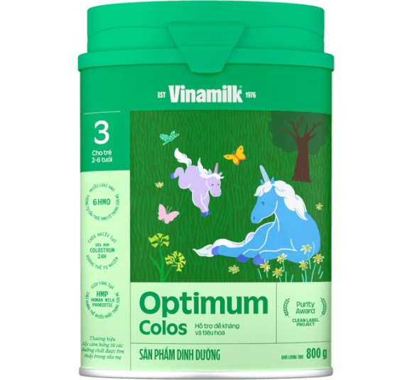 Sữa Optimum Colos 3 800g (2-6 tuổi)