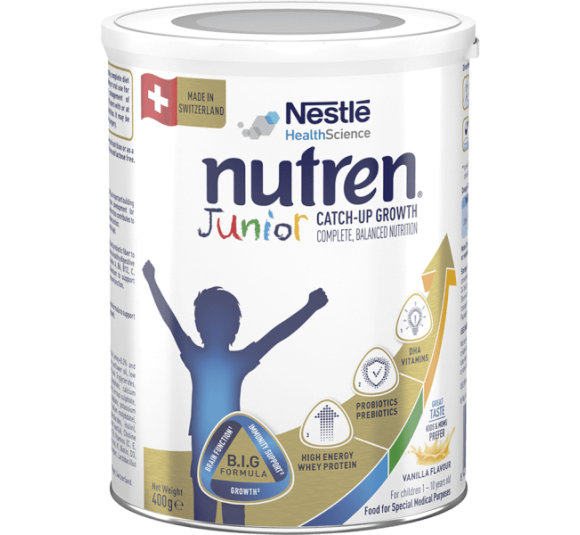 Thực phẩm dinh dưỡng Nutren Junior 400g (1-10 tuổi)