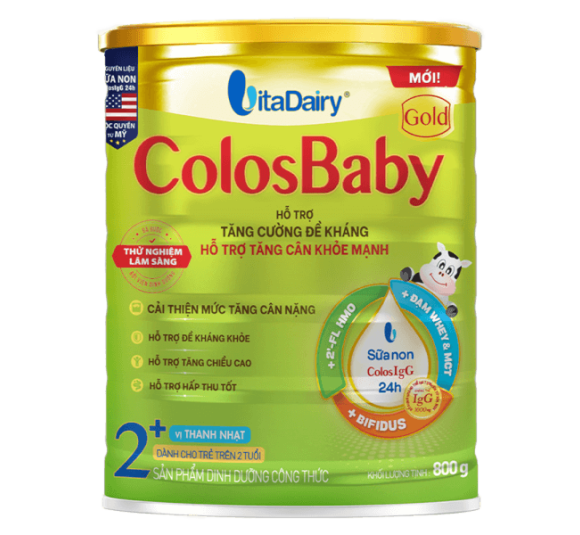 Sữa ColosBaby Gold 2+ 800g -(Trên 2 tuổi)