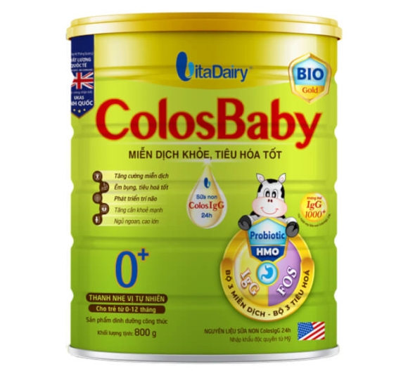 Sữa bột Colosbaby Bio Gold 2+ 800g (từ 2 tuổi)