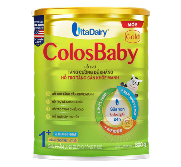 Sữa bột ColosBaby Gold 1+ 800g  (1-2 tuổi) 
