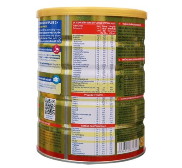 Sữa Colos Grow Plus 1+ 850G (1-2 tuổi) - NUTRICARE