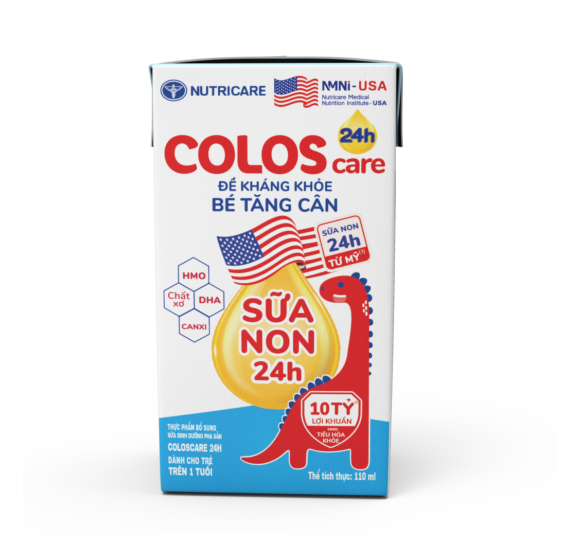 Sữa bột pha sẵn Coloscare 24H+ bổ sung sữa non cho bé từ 6 tháng tuổi 110ml