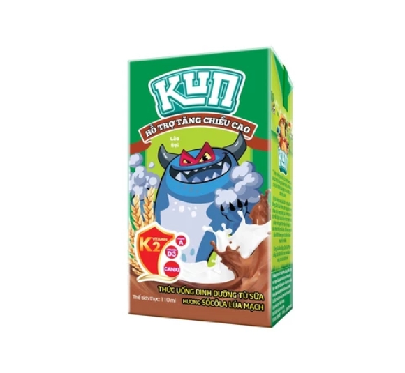 Sữa lúa mạch KUN vị socola  110ml