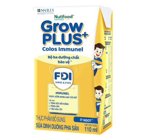 Sữa dinh dưỡng pha sẵn GrowPLUS+ Colos Immunel 110ml (trên 1 tuổi) - NUTIFOOD