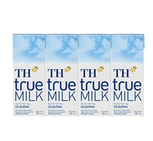 Sữa Tươi Tiệt Trùng Có Đường TH true MILK 180 ml