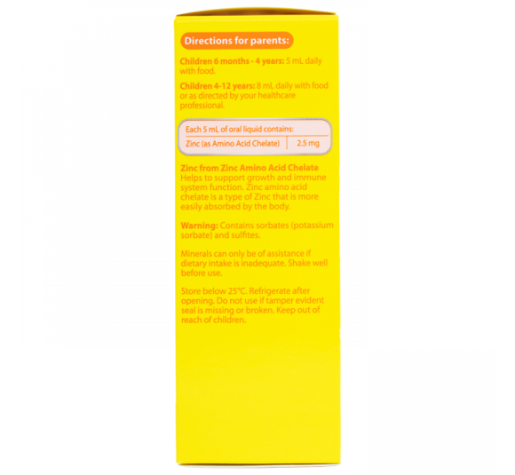 Nature’s Way Kids Smart Liquid ZinC – Bổ sung kẽm nước cho bé (Chai 100ml)