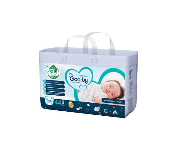 Bỉm dán Goo:by Premium – Size NB 