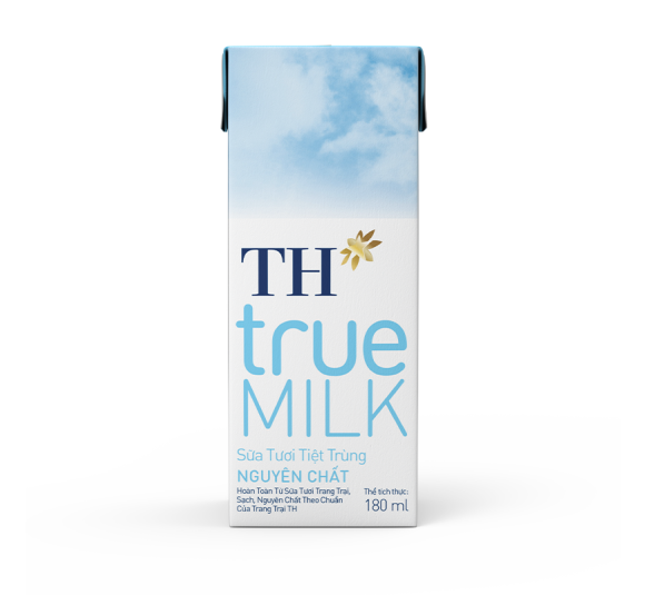 Sữa Tươi Tiệt Trùng Nguyên Chất TH true MILK 180 ml