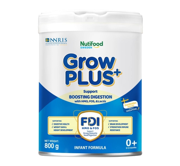 Sữa bột Nutifood GrowPlus+ Boosting Digestion 800g (0-12 THÁNG)