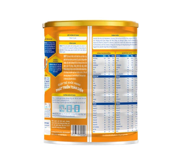 Sữa bột Oggi 1+ 900g