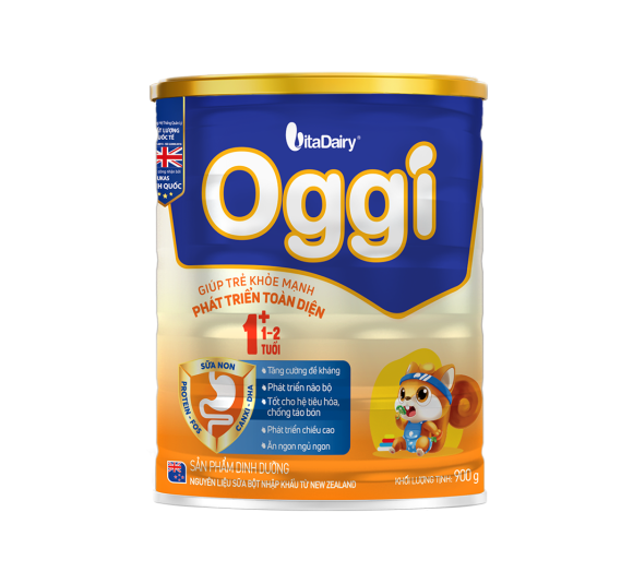 Sữa bột Oggi 1+ 900g