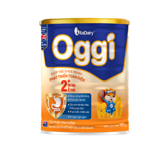 Sữa bột Oggi 2+ 900g