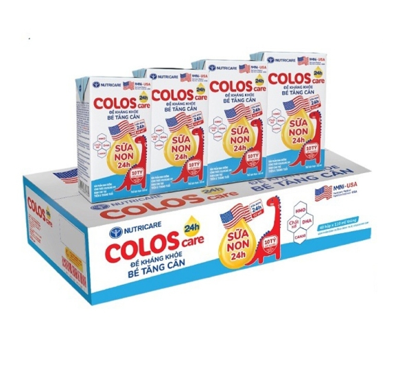Sữa bột pha sẵn Coloscare 24H+ bổ sung sữa non cho bé từ 6 tháng tuổi 110ml
