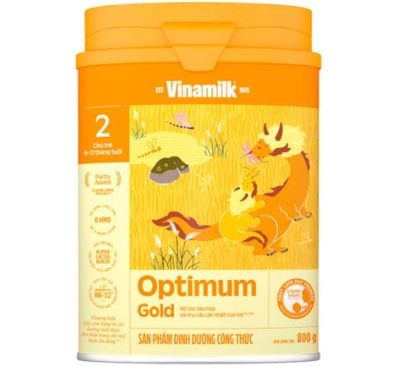 Sữa Vinamilk Optimum Gold 2 850 g ( 6 - 12 tháng )
