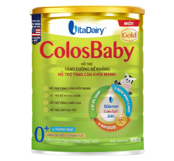 Sữa ColosBaby Gold 0+ 800g -  (0-12 tháng)