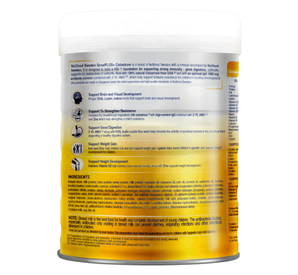 Sữa GrowPLUS+ Sữa Non Vàng 800g (Từ 1 tuổi) 