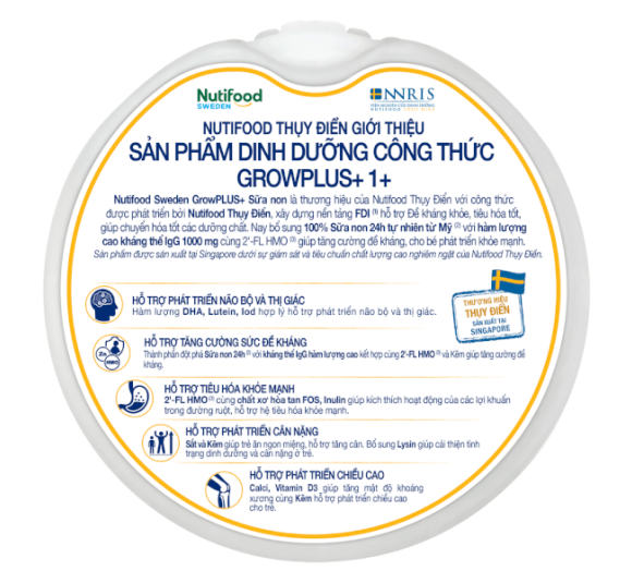Sữa GrowPLUS+ Sữa Non Vàng 800g (Từ 1 tuổi) 