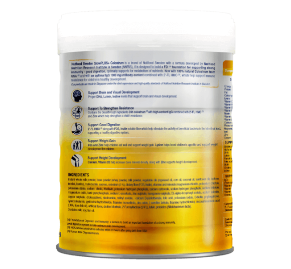Sữa GrowPLUS+ Sữa Non Vàng 800g (Từ 2 tuổi) 