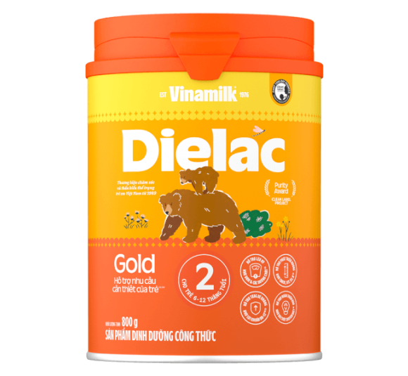 Sữa Dielac Gold 2, 800g (6-12 tháng) 
