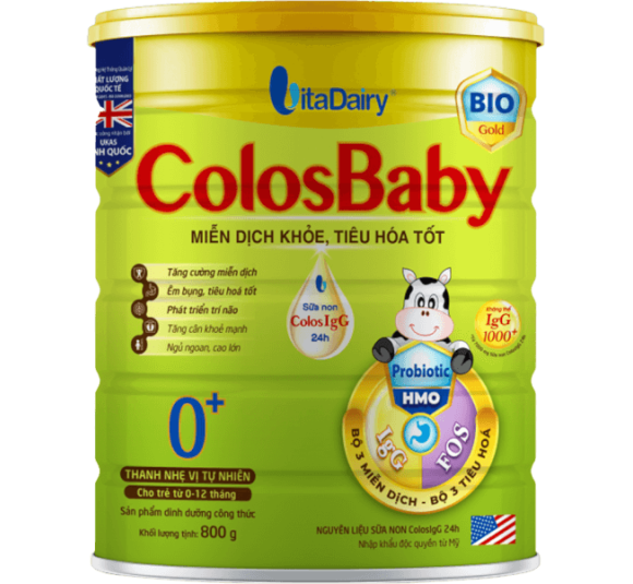 Sữa Colosbaby Bio Gold 0+ 800g  (0 - 12 tháng)