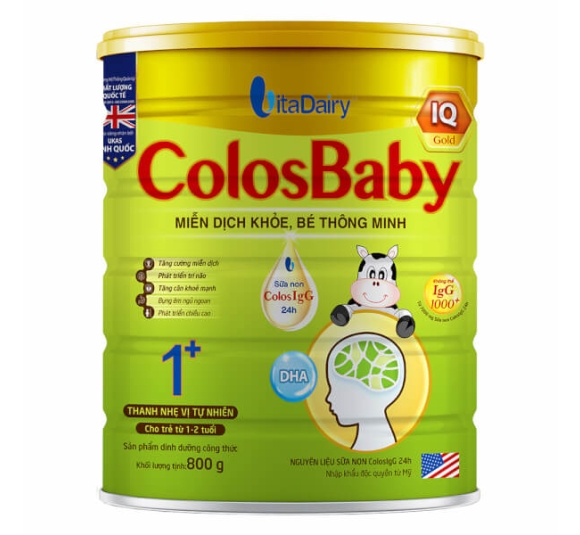 Sữa  bột Colosbaby IQ Gold 1+ 800g (1 - 2 tuổi)
