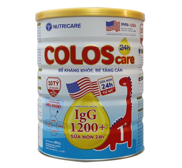 Sữa ColosCare 1+ 800G (trẻ từ 1-2 tuổi) - NUTRICARE