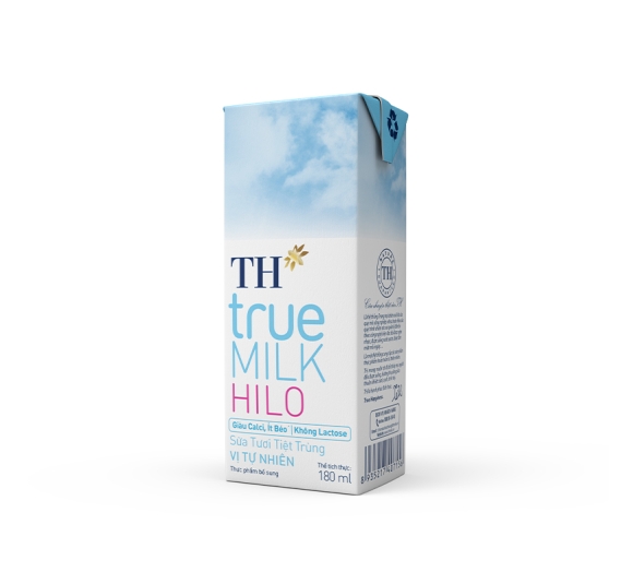Sữa Tươi Tiệt Trùng Vị Tự Nhiên TH true MILK HILO 180 ml