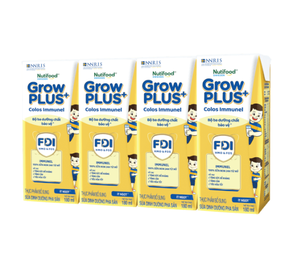 Sữa GrowPLUS+ Colos Immunel 180ml - NUTIFOOD
