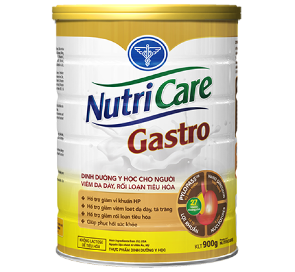 Sữa Nutricare Gastro dành cho người viêm dạ dày , rối loạn tiêu hoá - NUTRICARE