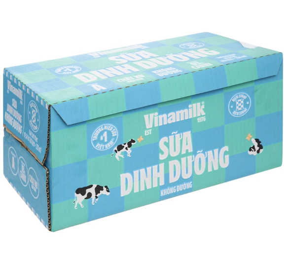 Thùng 48 bịch sữa dinh dưỡng không đường Vinamilk 220ml