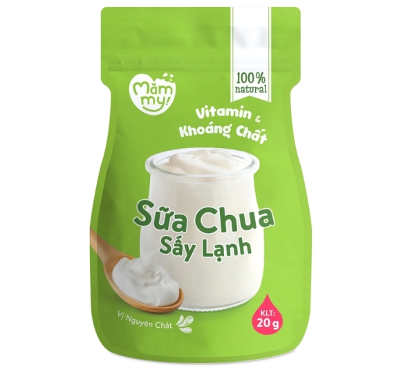 Sữa chua sấy vị nguyên chất Mămmy
