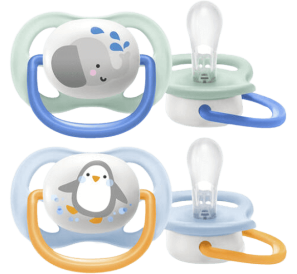 Vỉ đôi Ty ngậm Philips Avent hình thú (bé 0-6 tháng)