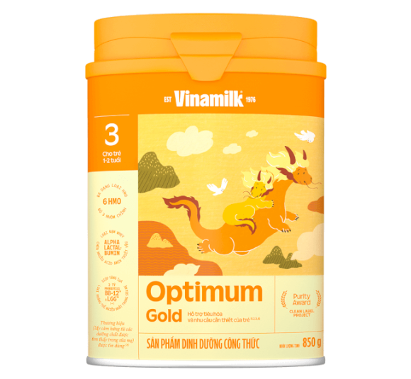 Vinamilk Optimum Gold 3 850g (1-2 tuổi) 