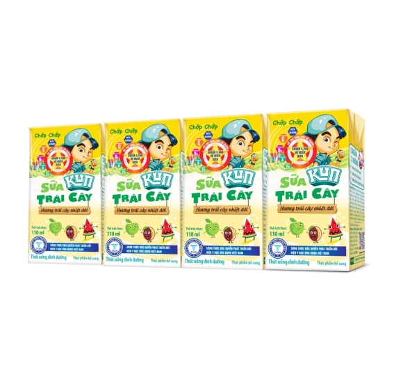 Sữa trái cây KUN vị trái cây nhiệt đới  110ml