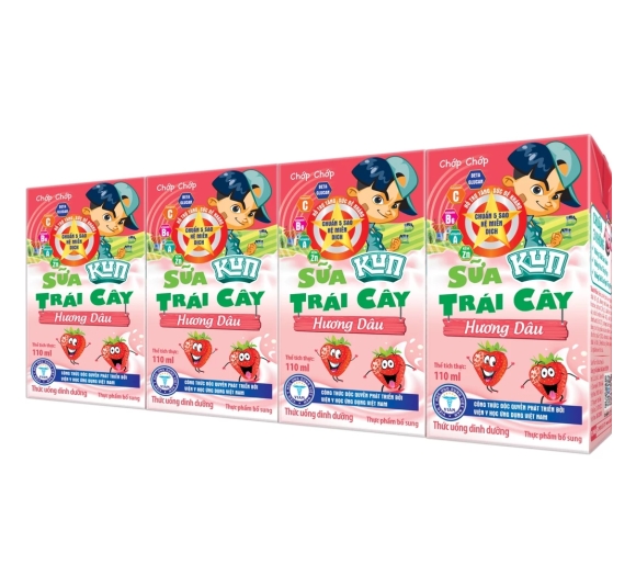 Sữa trái cây KUN vị dâu  110ml