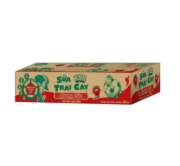 Sữa trái cây KUN vị dâu  110ml