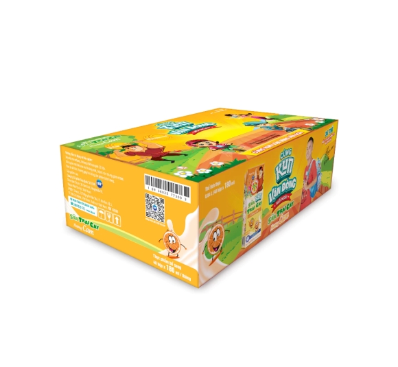 Sữa trái cây KUN vị cam 180 ml