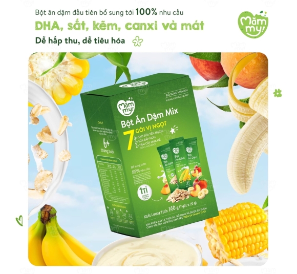 Bột Ăn Dặm Mămmy Mix Vị Ngọt 